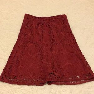 Red Loft Skirt